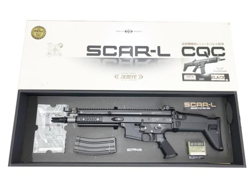 楽天市場】次世代電動ガン SCAR-L スカーL CQC ブラック【東京