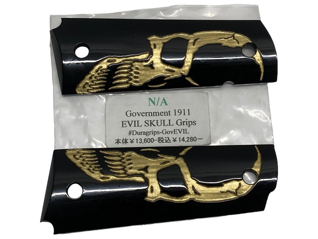 【中古】[ACCESS OVERSEAS] Government 1911 EVIL SKULL Grips _ ガバメント イービルスカルグリップ【ランクA・欠品なし】｜エアガンドットジェーピー