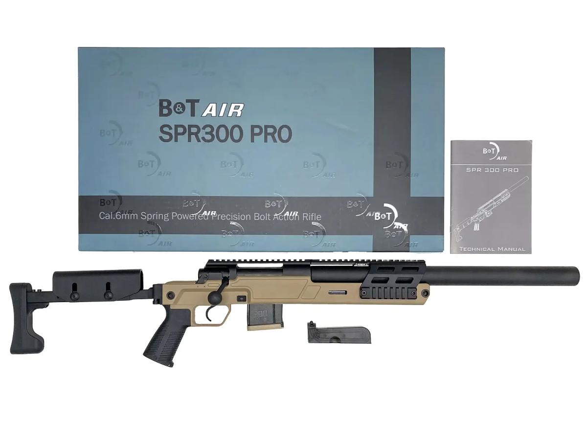 【中古】[ARCHWICK] B&T Air SPR300 PRO ボルトアクションエアーコッキング DE【ランクB・欠品なし】｜エアガンドットジェーピー