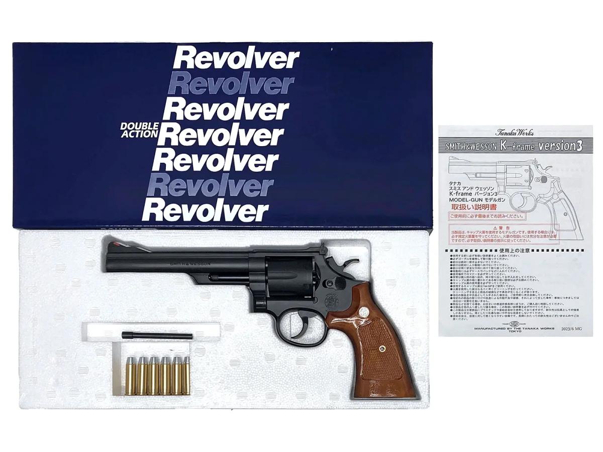 【中古】[タナカワークス] S&W M19 6インチ コンバットマグナム HW Ver.3 発火モデルガン【未発火・ランクA・欠品なし】〔ゴールデンウィークに〕