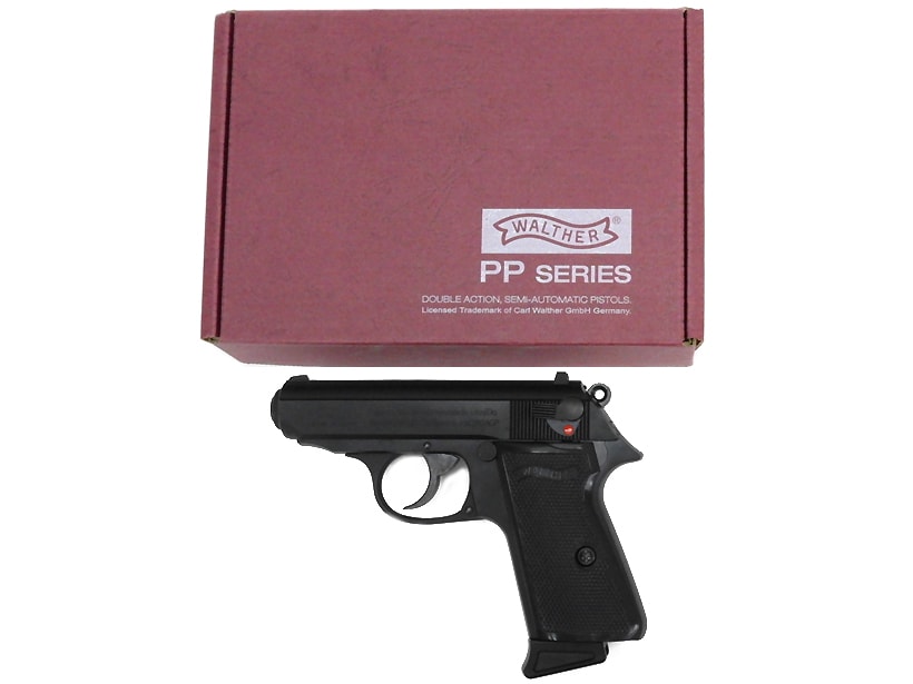 【中古】[マルゼン] ワルサー ニューPPK_S ブラックモデル ガスブローバックガン JAN改定後ロット【ランクB・欠品なし】