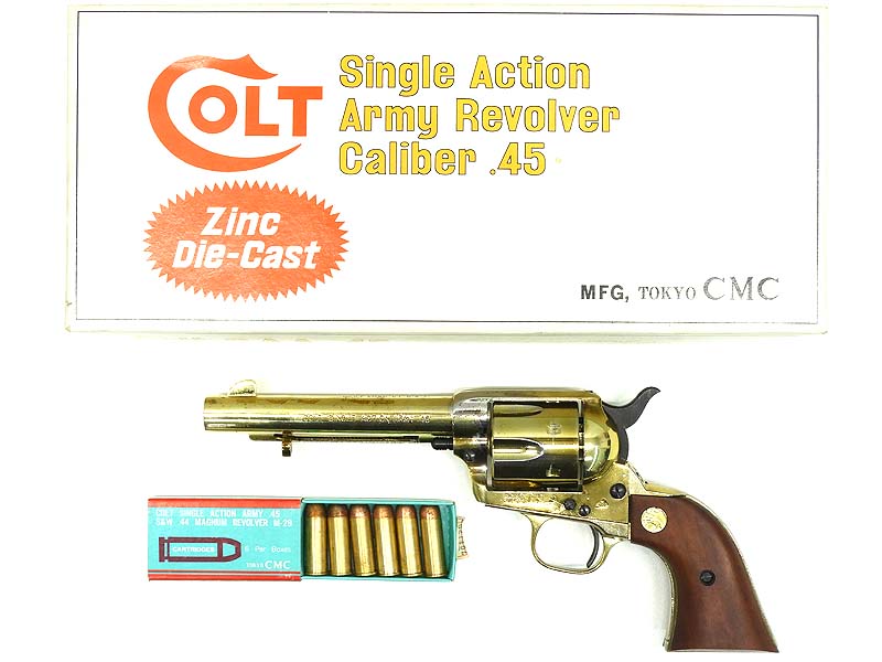 【中古】[東京CMC] コルト SAA フロンティア 金属モデルガン 3型 グリップカスタム【ランクB・欠品なし】