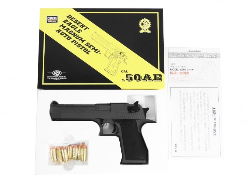 【中古】[タナカワークス] デザートイーグル .50AE HW タングステン グレー 発火モデルガン【未発火・ランクA・欠品なし】〔夏のボーナス！〕