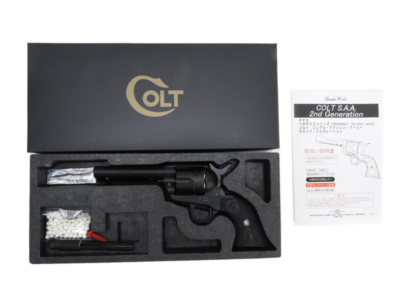 楽天市場】タナカワークス Colt SAA.45 2nd ペガサス2 ABS ブラック