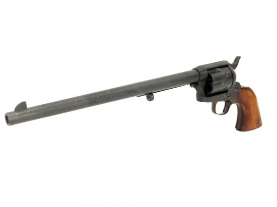 【中古】[ハドソン] コルトSAA.45 バントラインスペシャル 木製グリップカスタム【未発火・ランクB・欠品なし】