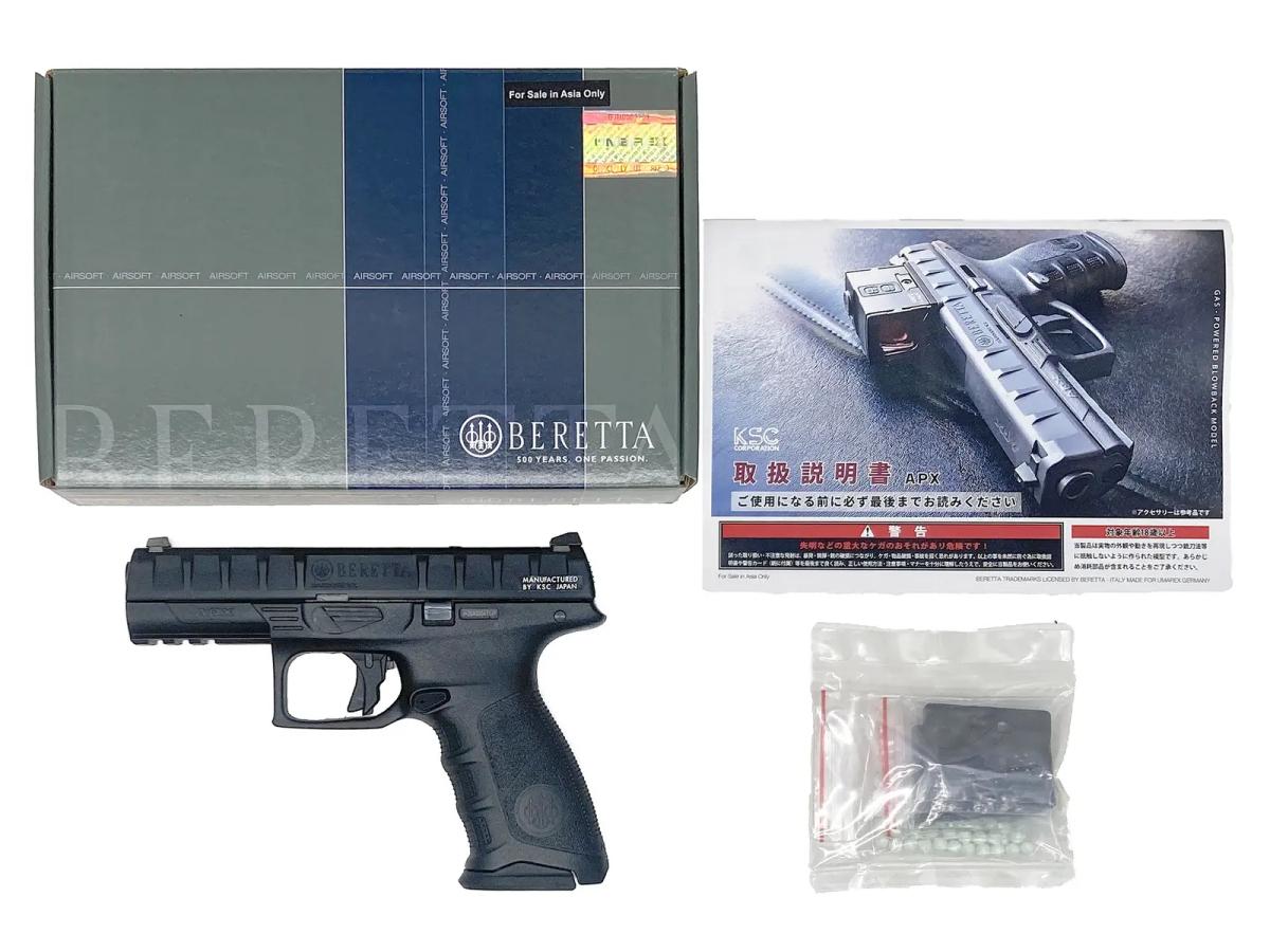 【中古】[KSC] ベレッタ APX GBB ガスブローバックガン【ランクA・欠品なし】〔夏のボーナスで〕｜エアガンドットジェーピー