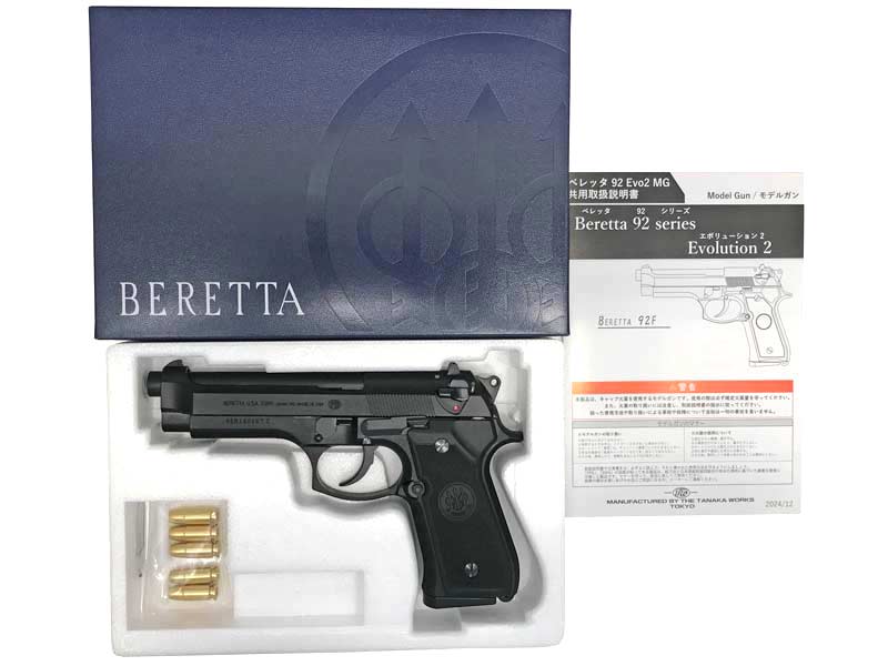 【新品】[タナカワークス] ベレッタ 92FS エボリューション2 ヘビーウェイト モデルガン〔夏のボーナス！〕