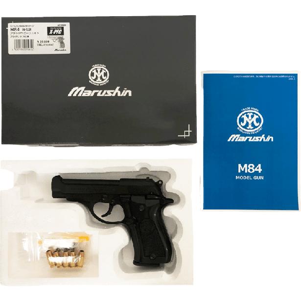【新品】[マルシン] ベレッタ M84 X-PFC プラグリップ 完成品 発火モデルガン ブラックHW〔夏のボーナス！〕