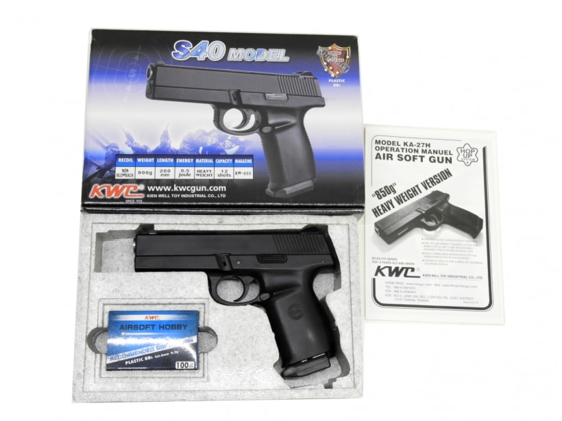 【新品 並行輸入品】[KWC] S&W シグマ40F エアコッキング〔ゴールデンウィークに〕