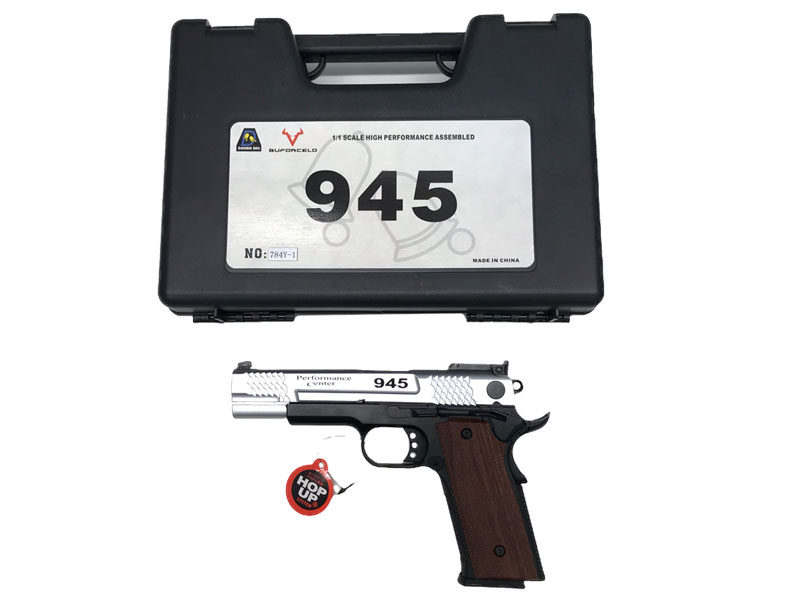 【中古】[DOUBLE BELL] S&W M945タイプ 樹脂スライド GBB ガスブローバックガン No.784Y-1【ランクB・欠品なし】
