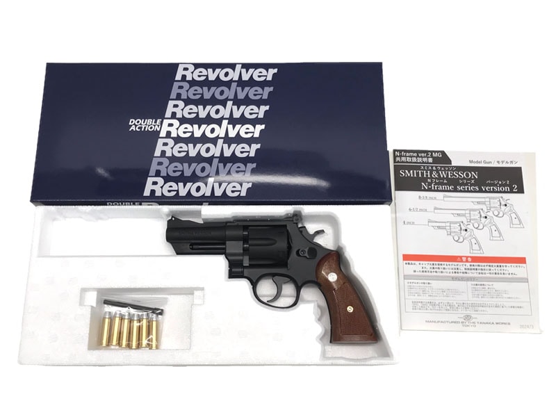 【新品 取寄ご対応 25/05中旬入荷予定】[タナカワークス] S&W M27 “The .357 Magnum” 3-1_2インチ レジスタードマグナム HW 発火モデルガン 25_05以降ロット
