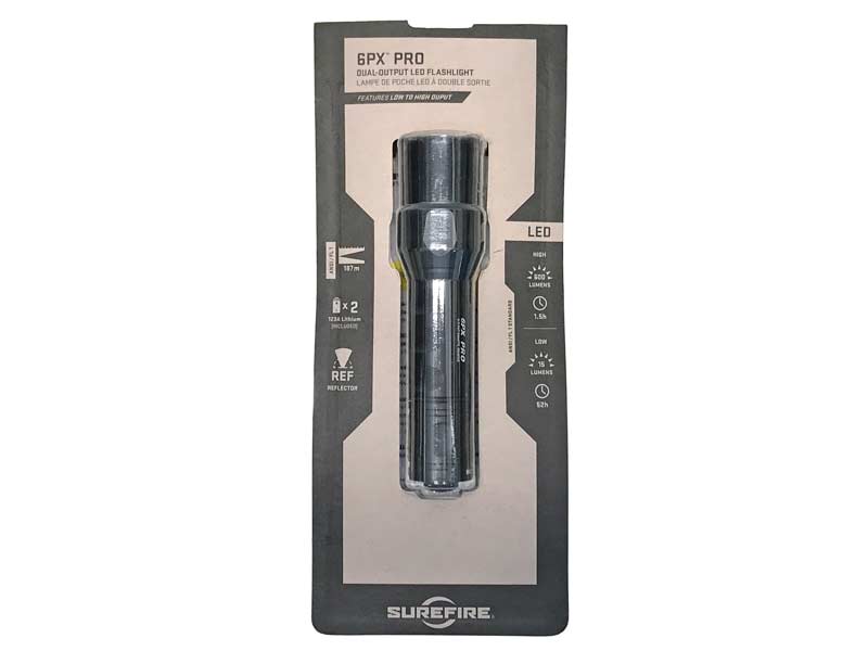 【中古】[SUREFIRE] 6PX PRO フラッシュライト 600ルーメン【ランクA・欠品なし 箱に傷みあり】｜エアガンドットジェーピー