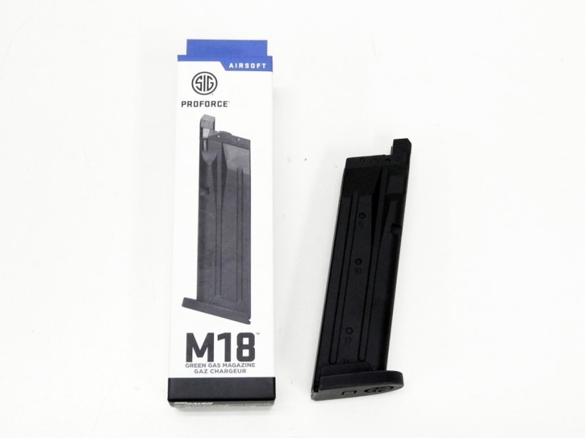 【新品 台湾直輸入】[VFC_SIG Airsoft] P320-M18 21連スペアマガジン BK