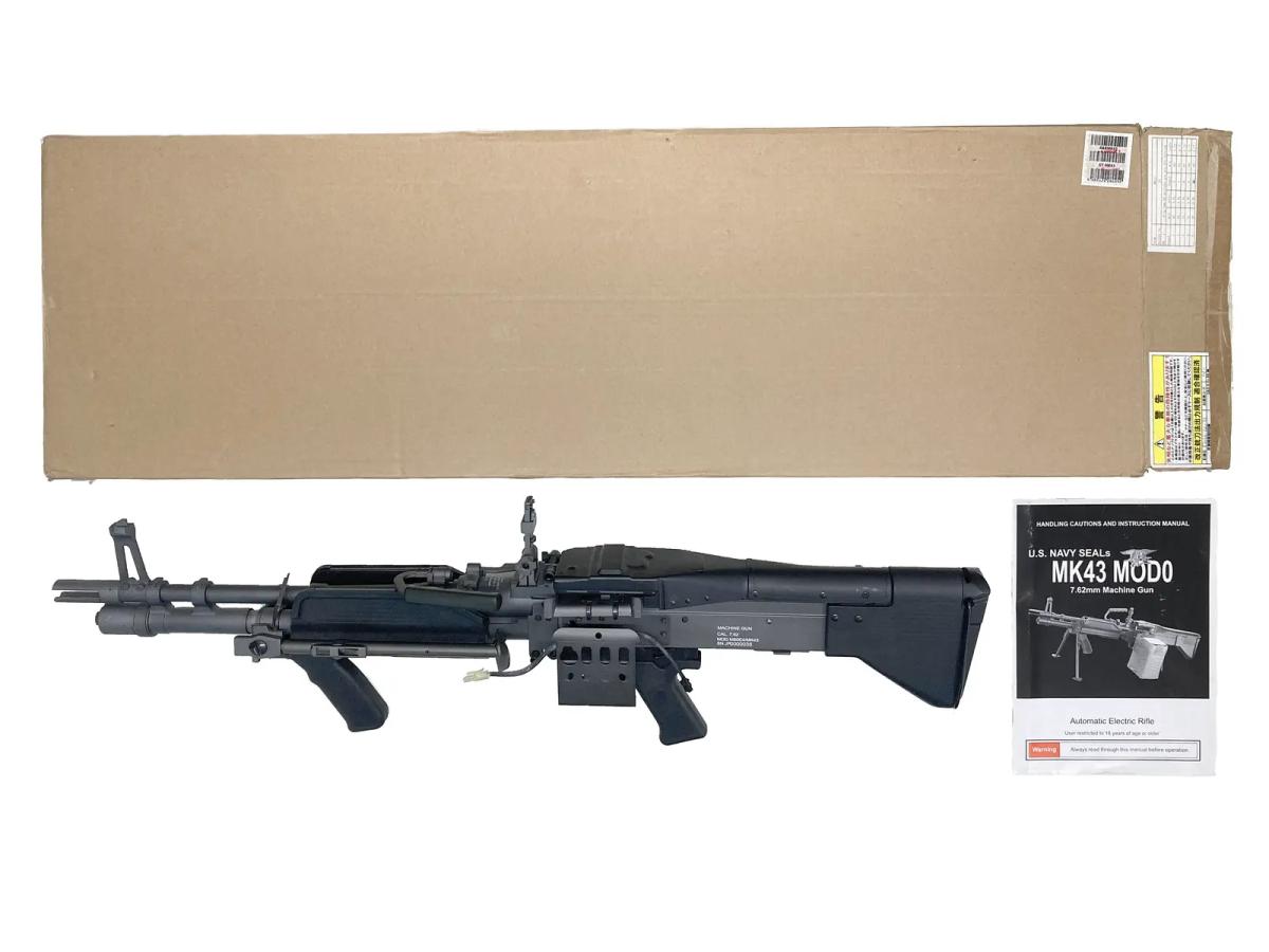 【中古】[A&K] MK43 Mod.0 フルメタル電動ガン マガジン欠品【ランクB・外箱 説明書 本体のみ】｜エアガンドットジェーピー
