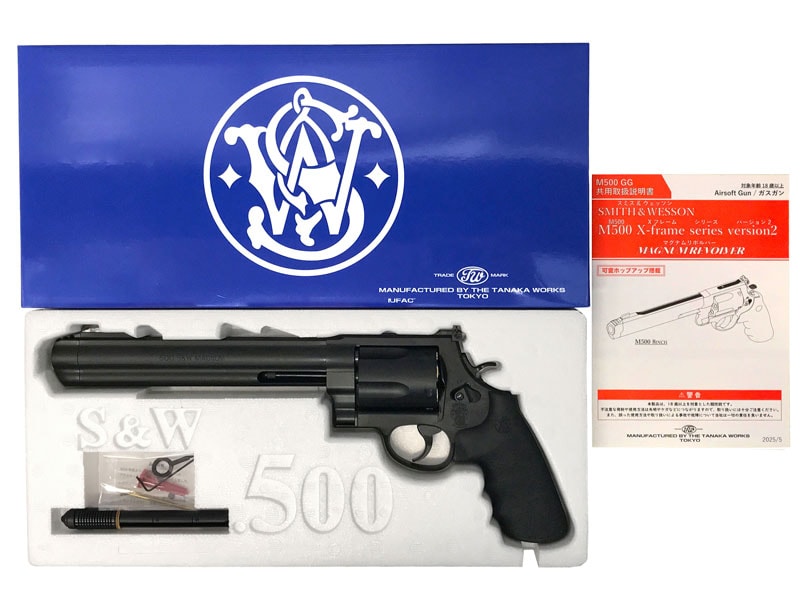 楽天市場】タナカ S&W M500 8-3/8インチ Ver.2 ガスガン BK-HW