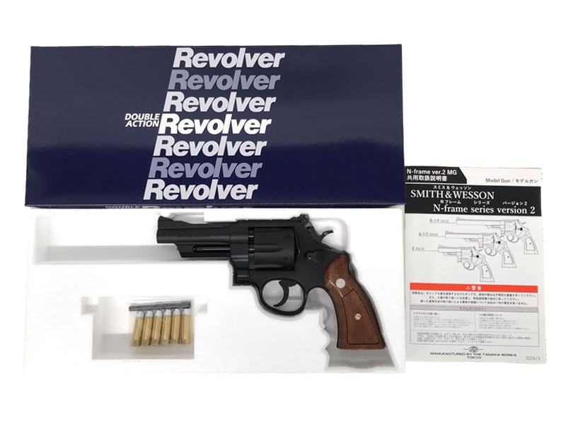 【新品】[タナカワークス] S&W M27 “The .357 Magnum” 4インチ レジスタードマグナム HW 発火モデルガン〔夏のボーナス！〕