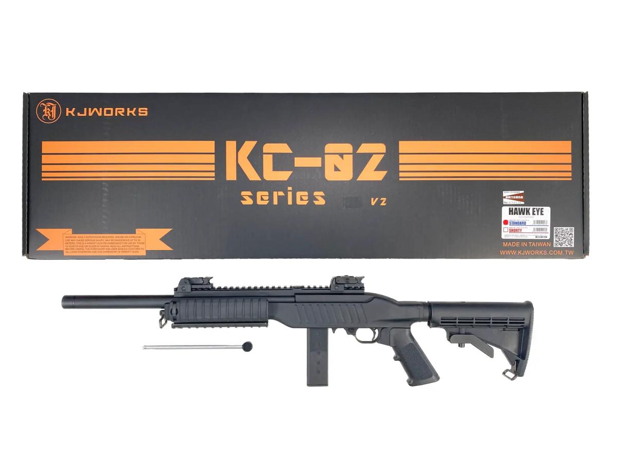 【新品】[KJ WORKS] ホークアイ セミオートマチック ガスブローバックガンライフル スタンダード KG02 26_07以降ロット〔夏のボーナスで〕｜エアガンドットジェーピー
