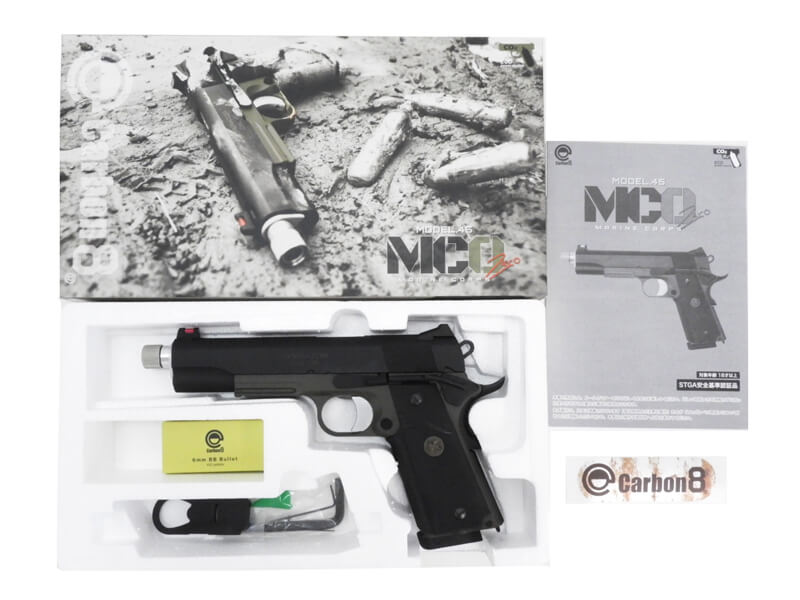 【中古】[Carbon8] M45MCO Co2 ガスブローバックガン【ランクA・欠品なし】〔夏のボーナスで〕｜エアガンドットジェーピー