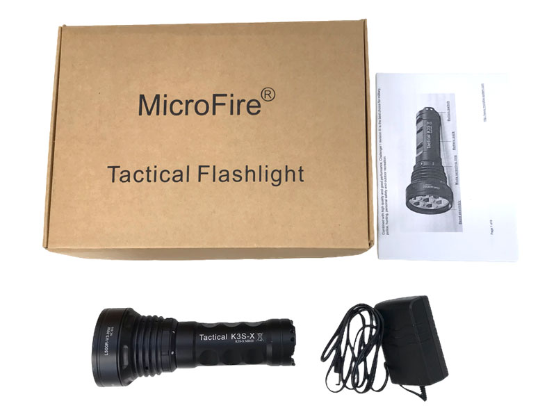 【楽天市場】【中古】[MicroFire] L500R Challenger Version 4 XP-L V6 特注品 5000ルーメン ...