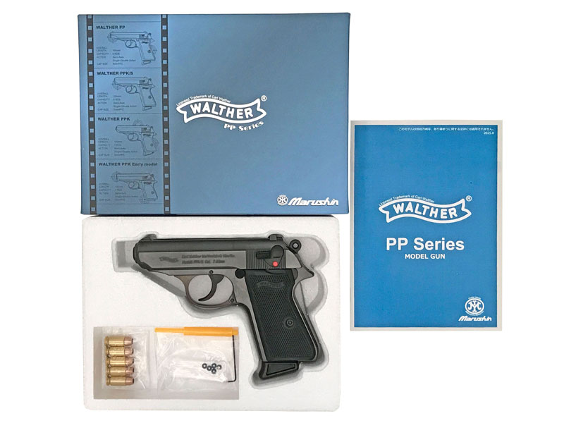 【中古】[マルシン] ワルサー PPK_S 完成品 エクセレントHW X-PFC 発火モデルガン【未発火・ランクA・欠品なし 箱に傷みあり】〔ゴールデンウィークに〕