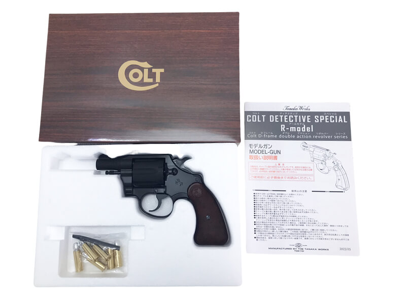 【中古】[タナカワークス] コルト コブラ .38spl 2インチ ファーストイシュー Rモデル HW 発火モデルガン【未発火・ランクA・欠品なし】〔ゴールデンウィークに〕