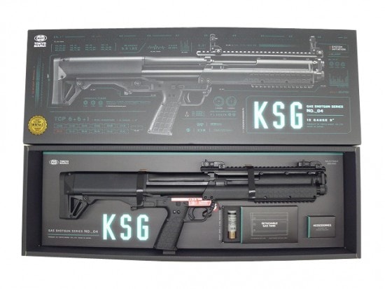【中古】[東京マルイ] ケルテックKSG ガスショットガン【ランクA・欠品なし 箱に傷みあり】〔夏のボーナス！〕