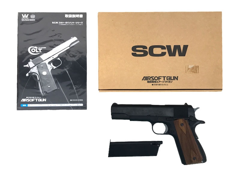 ウエスタンアームズWA M1911ゲッタウェイガンブラック　コルトガバメント SSクーポン】WA【コルト】M1911 ゲッタウェイ ガンブラックver