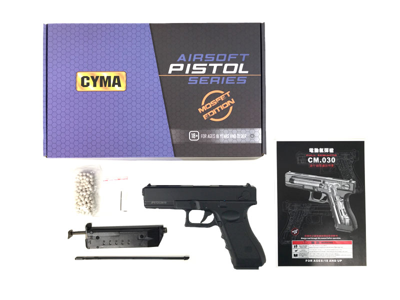 【新品】[CYMA] グロック Glock 18C MOSFET 電動ハンドガン BK CM030S 10,935円