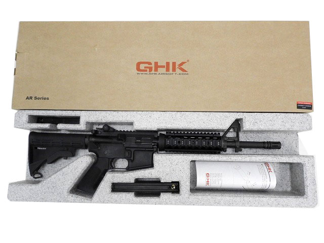 【中古】[GHK] M4 12.5 インチ Ver.2.0 Co2 ガスブローバックガン【ランクB・欠品なし】｜エアガンドットジェーピー