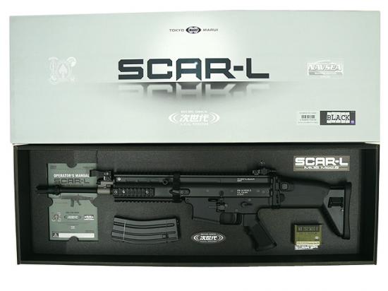 楽天市場】次世代電動ガン SCAR-L スカーL CQC ブラック【東京マルイ