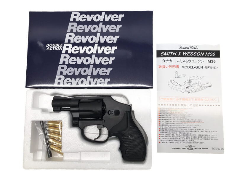 【中古】[タナカワークス] S&W M442センチニアル エアーウェイト 2インチ HW Version2 発火モデルガン【ランクA・カートリッジ欠品】〔夏のボーナス！〕