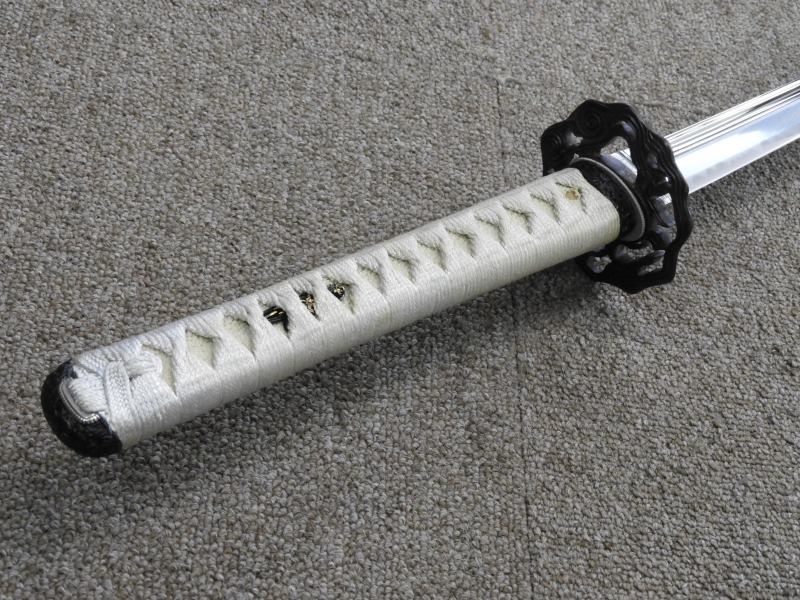 Nb 模造刀 雲形鍔 鮫革 太刀 中古 ランクb 本体のみ ナイフ 刀剣類 Altamisa Mx