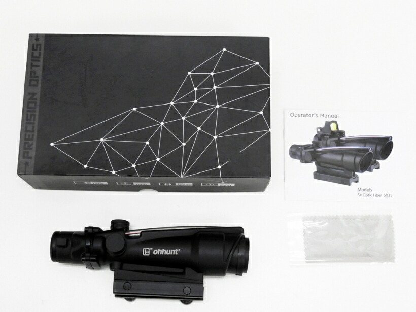 Ohhunt Acog Ta11タイプ 集光式 レティクル 3 5x35 スコープ 電池不要 未使用 ランクaa 欠品なし スコープ ライトなど septicin Com