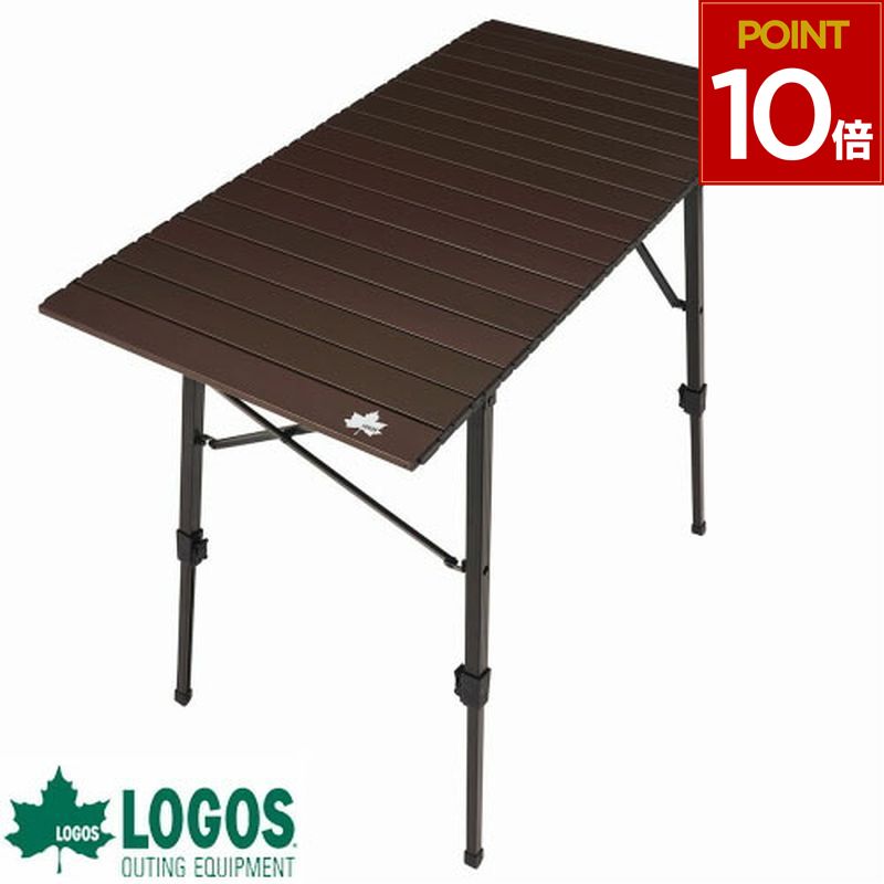 楽天市場】ロゴス logos アウトドアテーブル 120cm 木目 木製