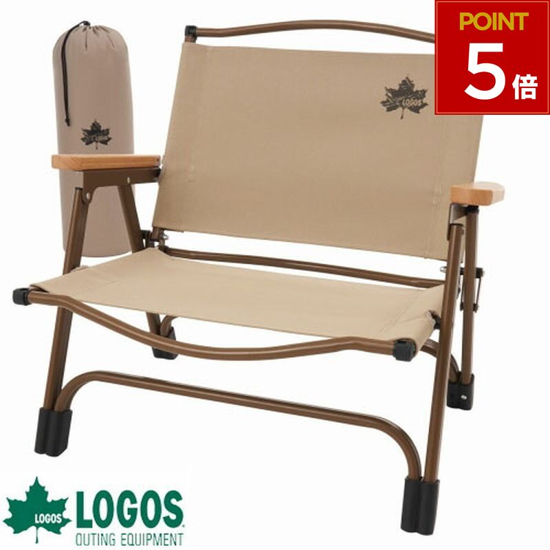 LOGOS ロゴス 発売20年記念 チェアfor2 ハイバック ベンチ Tradcanvas チェアfor2（ハイバックタイプ）|ギア|家具|チェア