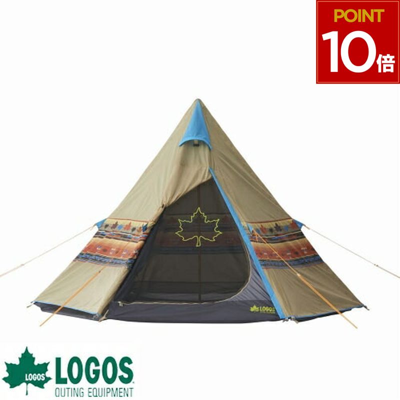 楽天市場】テント 4人用 大型 ワンポールテント 簡単組立て ロゴス