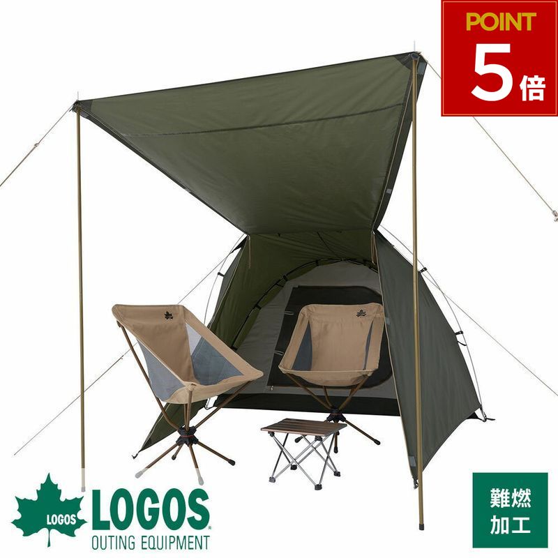 楽天市場】送料無料 ロゴス LOGOS Tradcanvas オーニングツアラー・DUO