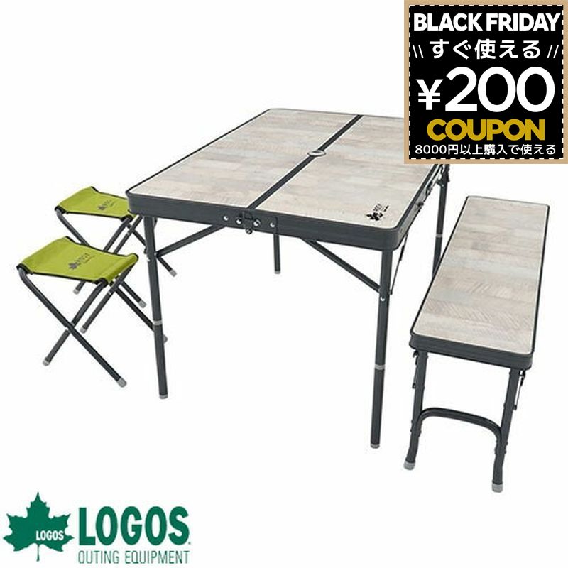 楽天市場】コールマン テーブルベンチセット ナチュラルモザイク