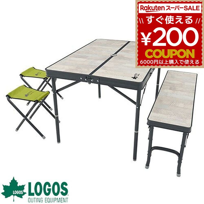 楽天市場】コールマン テーブルベンチセット ナチュラルモザイク