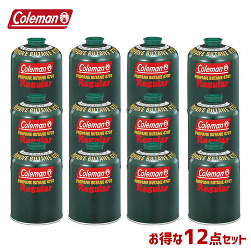 クーポン利用で最大1500円割引！CM 5103A470T [12個セット！まとめ買い] 純正LPガス燃料[Tタイプ]470g 〔コールマン/Coleman〕