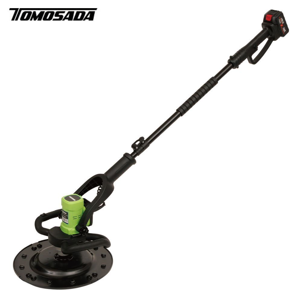 友定建機 TOMOSADA バッテリートロウェル スムージング付 TBT-38B 伸縮幅 300mm ハンドル 作業効率大幅アップ 軽量コンパクト ダブルグリップ 壁面作業 作業時間 最低速時 3.5時間 最高速時 1時間 ムラ取り コテ仕上げ アマ出し 充電式 電動 便利|WHATNOT