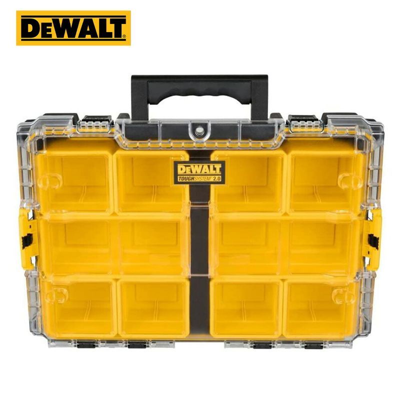 大特価！！【DeWALT 】タフシステム　ボックス小・大セット！ デウォルト DEWALT タフシステム2.0 MID BOX M ブラック