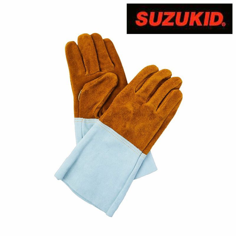 溶接革手袋　新品未使用10枚 楽天市場】スズキッド 耐熱溶接用革手袋 (アルミ手甲付き) P-487