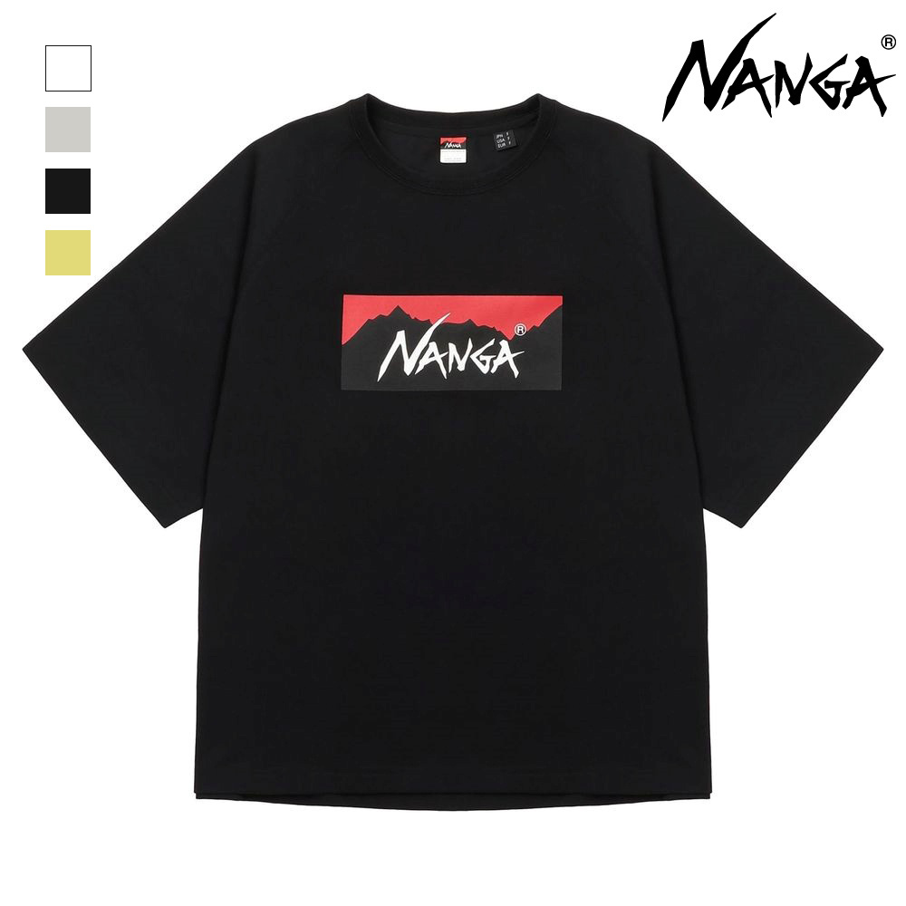 楽天市場】NANGA ナンガ Tシャツ 半袖 ECO HYBRID BOX LOGO LOOSE FIT