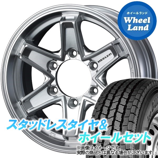 【10日(金)期間限定クーポン!!】【タイヤ交換対象】トヨタ ハイエース 全グレード WEDS キーラー タクティクス ハイパーシルバー ヨコハマ アイスガード iG91 195/80R15 15インチ スタッドレスタイヤ&ホイールセット 4本1台分