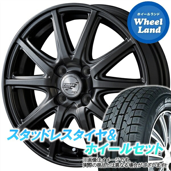 スズキ MRワゴン MF22S トーヨー 65R13 オブザーブ スタッドレスタイヤホイールセット GRガンマ 155 4本