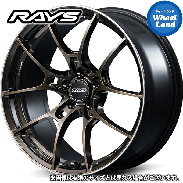 【在庫あり】【ホイールのみ単品4本セット】86(ZN6)/GR86(ZN8)/BRZ（ZD8/ZC6)標準キャリパー車 カスタムサイズレイズ ボルクレーシング G025SZエディション シャイニングブロンズメタル(SZ) 8.5J-18 インセット44 5穴 PCD100 18インチホイール 4本1台分【送料無料】｜ホイールランド 店