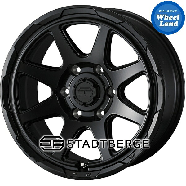 【在庫あり】【ランドクルーザー250他用/ホイール単品】ウェッズ スタットベルク STADTBERGE セミマットブラック 7.5J-18 +55 6穴 PCD139.7 18インチホイール 4本1台分【送料無料】|ホイールランド 店