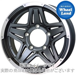 【15日(水)お得なクーポン!!】【タイヤ交換対象】スズキ ジムニー カスタム HOT STUFF マッドクロス JB-01 アッシュグレー・リムポリッシュ トーヨー オープンカントリー RT 185/85R16 16インチ サマータイヤ ホイール セット 4本1台分