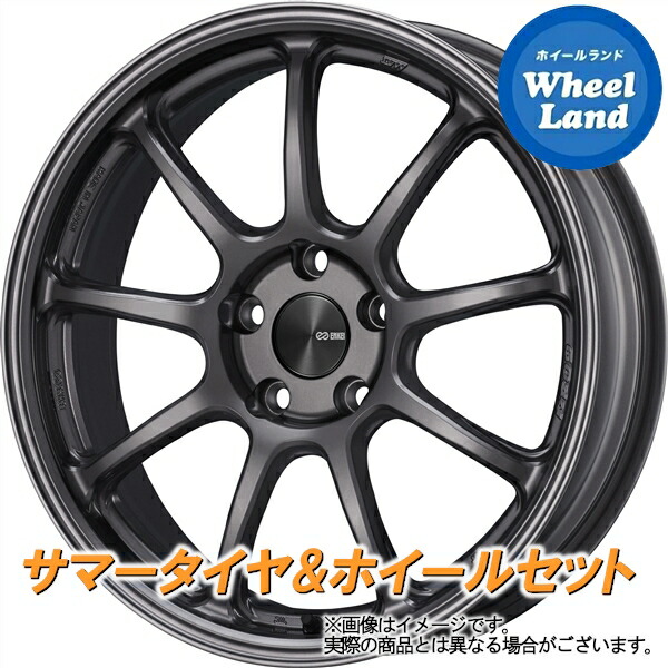 アウトレット直販 4 25 月 24h限定クーポン タイヤ交換対象 ニッサン スカイライン V35系 Enkei パフォーマンスライン Pf09 ダークシルバー ブリヂストン プレイズ Rx Rv2 215 55r17 17インチ サマータイヤ ホイール セット 4本1台分 スペシャル限定セール Canto Ph